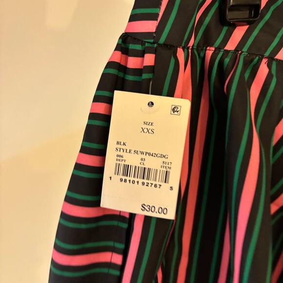 Wicked Paul Tazewell Target Collection NWT Striped Bubble Skirt Pink Green XXS - Picture 4 of 9